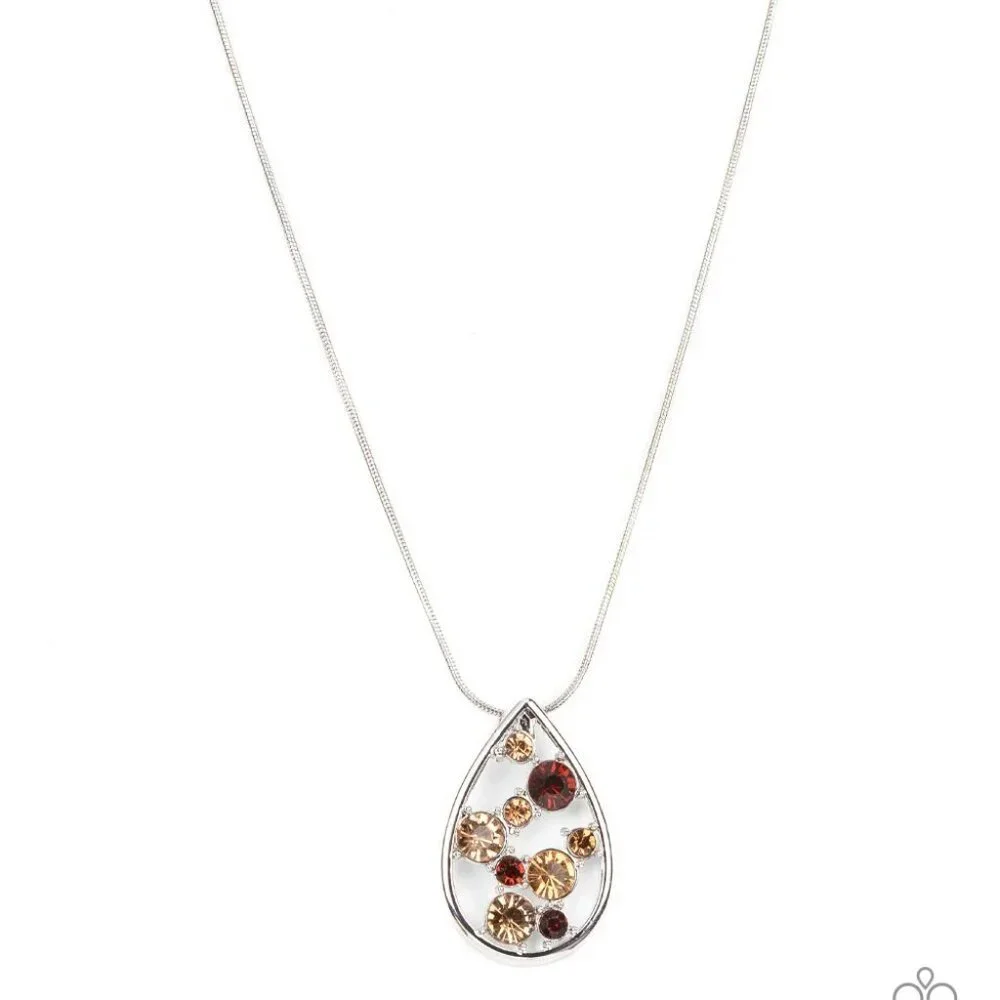 Paparazzi Jewelry - ​Seasonal Sophistication - Brown Necklace - Vintage